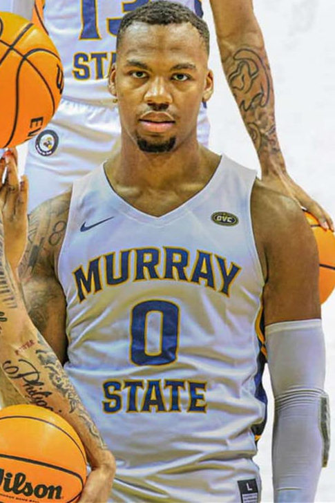 Men's Youth Murray State Racers #0 KJ Williams 2021-22 Grey College Basketball Game Jersey 