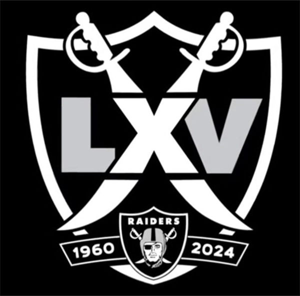 Embroidered Las Vegas Raiders Unveil 65th Season Jersey Patch