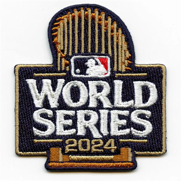 Embroidered 2024 MLB World Series New York Yankees Los Angeles Dodgers Jersey Patch 
