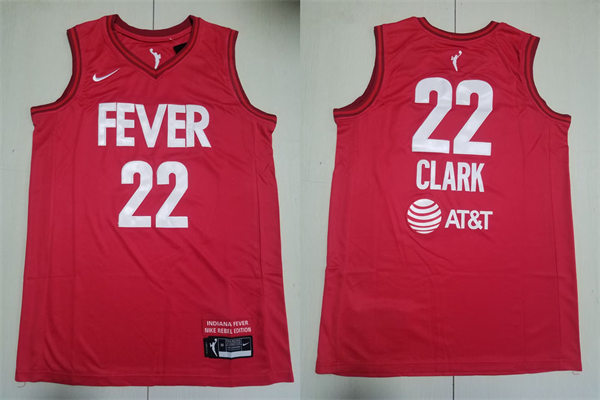 Mens Indiana Fever #22 Caitlin Clark Nike Black Rebel Edition Victory Player Jersey