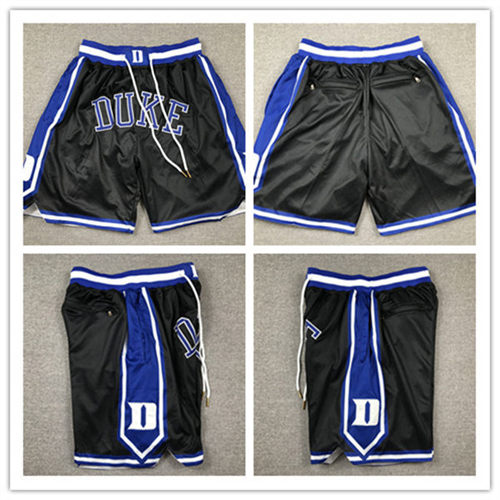 Mens Duke Blue Devils Black Shorts