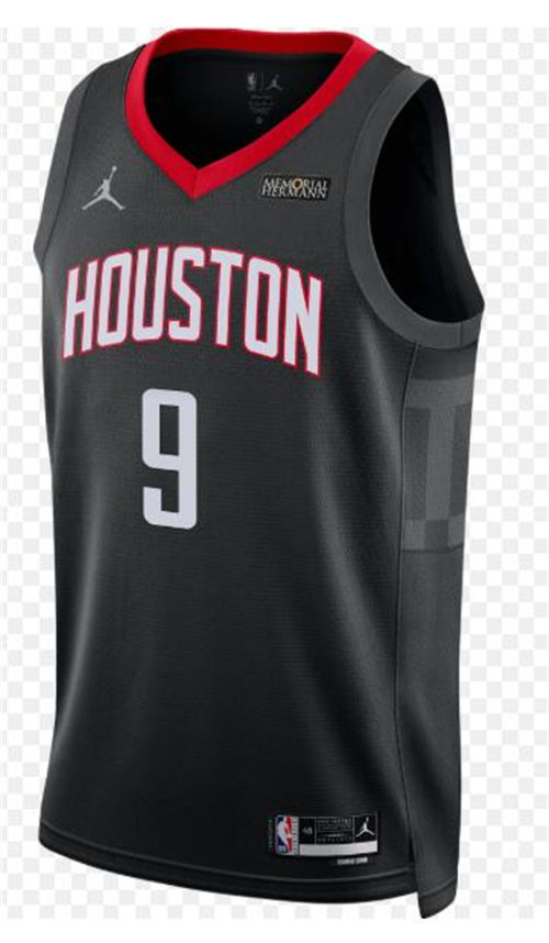 Mens Houston Rockets #9 Dillon Brooks Black Statement Edition Swingman Jersey