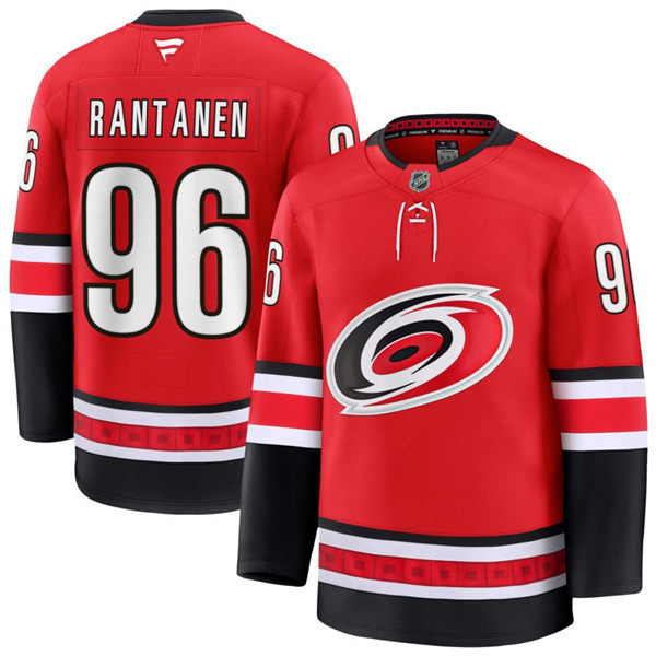 Men's Carolina Hurricanes #96 Mikko Rantanen Fanatics Alternate Red Primegreen Player Jersey