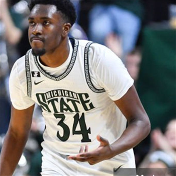 Mens Youth Michigan State Spartans #34 Xavier Booker 2025 White Retro Basketball Limited Jersey