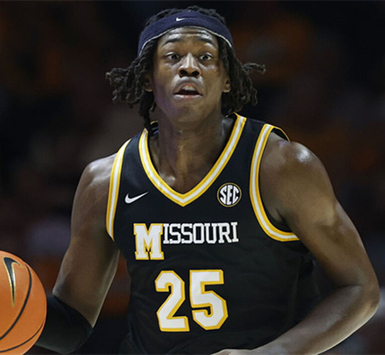 Mens Youth Missouri Tigers  #25 Mark Mitchell  2025 Black College Basketball Game Jersey