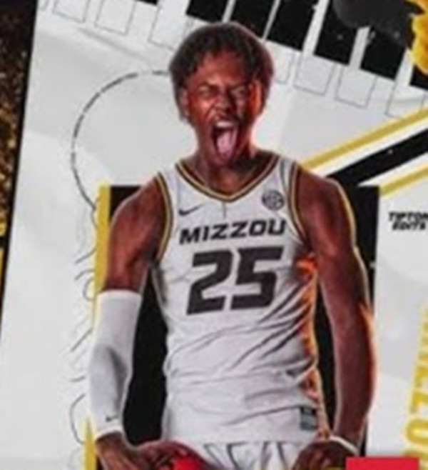 Mens Youth Missouri Tigers  #25 Mark Mitchell  White  College Basketball Game Jersey
