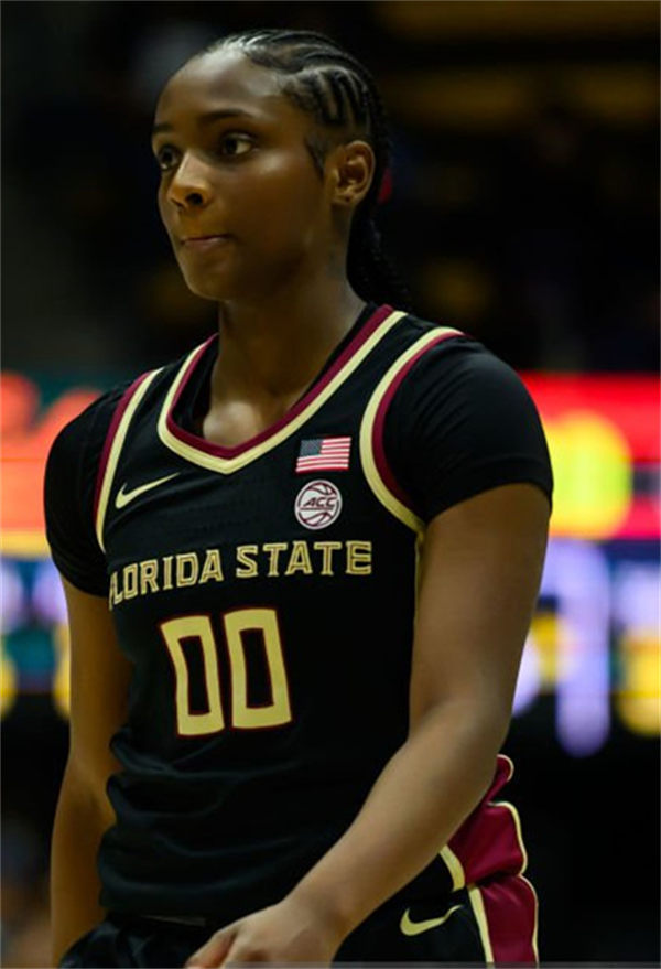 Unisex Florida State Seminoles #00 Ta'Niya Latson Black women's basketball Game Jersey