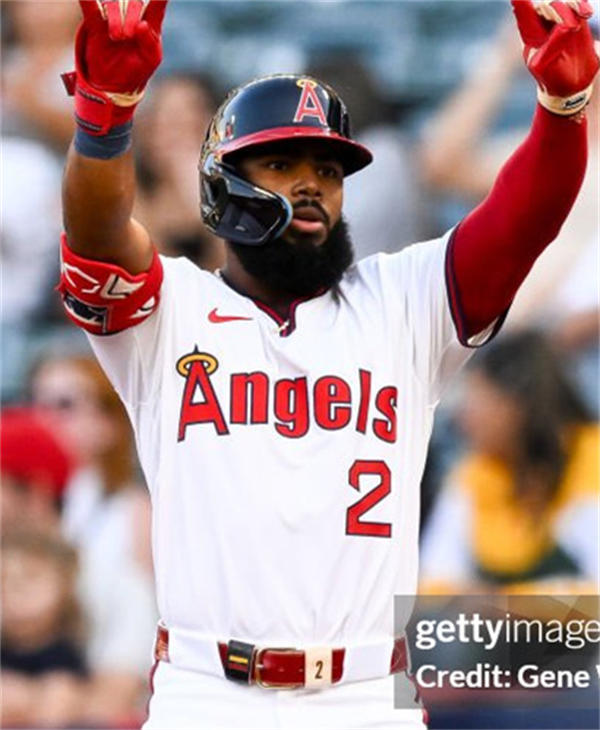 Mens Los Angeles Angels #2 Luis Rengifo Nike White Pullover Cooperstown Collection Jersey