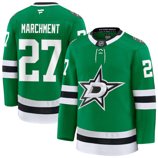 Men's Dallas Stars #27 Mason Marchment Fanatics Home Kelly Green Player Jersey