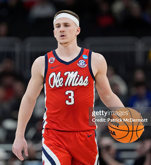 Mens Youth Ole Miss Rebels #3 Sean Pedulla 2025 Red College Football Game Jersey