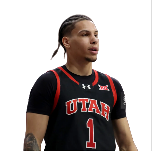 Mens Youth Utah Utes #1 Miro Little 2025 XII Black college basketball game Jersey