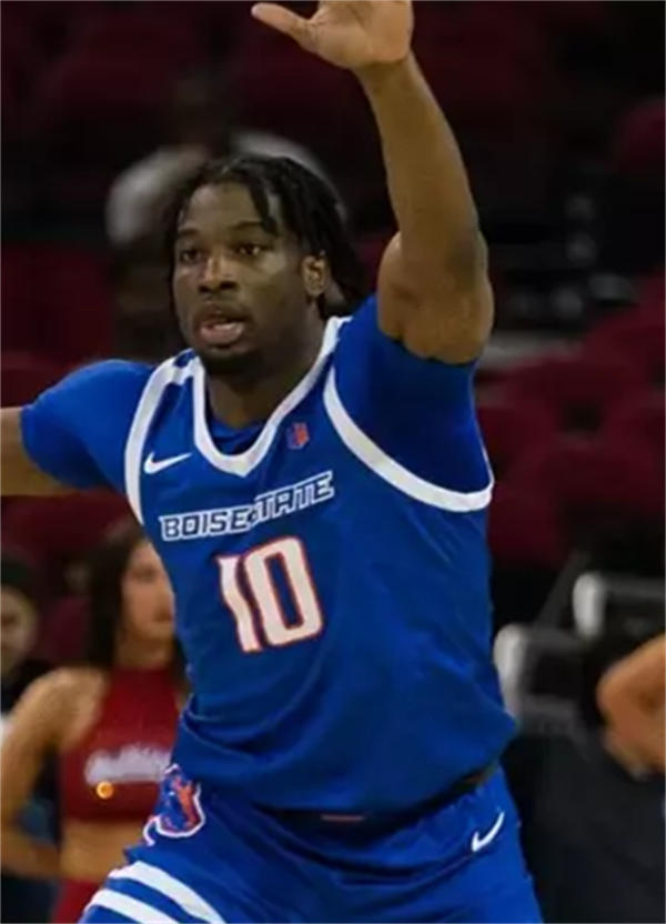 Mens Youth Boise State Broncos #10 Emmanuel Ugbo 2025 Nike Royal Basketball Game Jersey