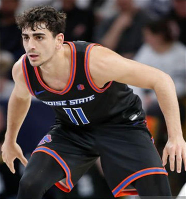 Mens Youth Boise State Broncos #11 Alvaro Cardenas 2025 Nike Black Basketball Game Jersey