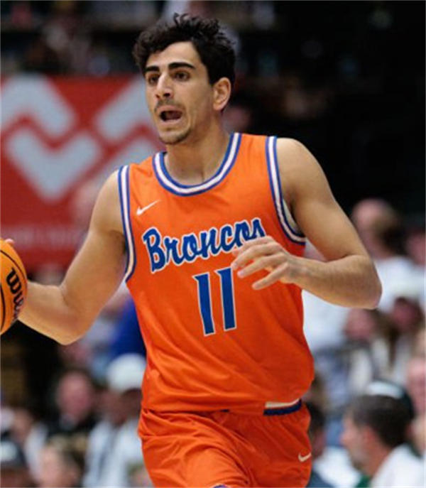 Mens Youth Boise State Broncos #11 Alvaro Cardenas 2025 Nike Orange Basketball Game Jersey