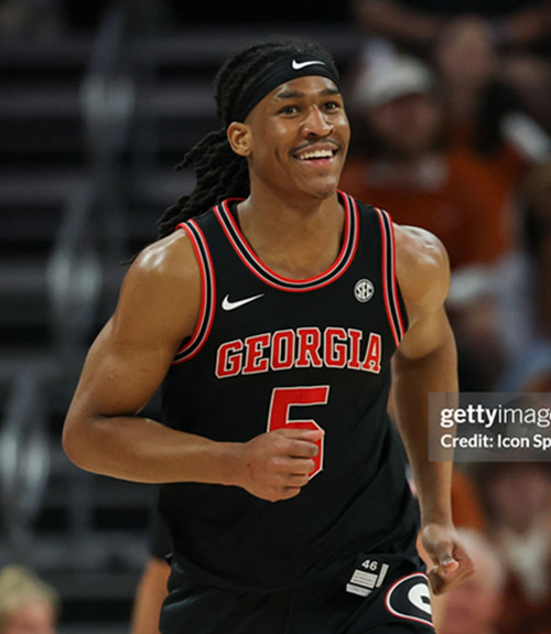 Mens Youth Georgia Bulldogs #5 Silas Demary Jr. Black Retro College Basketball Game Jersey