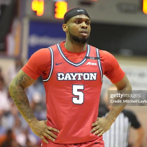 Mens Youth Dayton Flyers #5 Posh Alexander College Basketball Game Jersey Red 