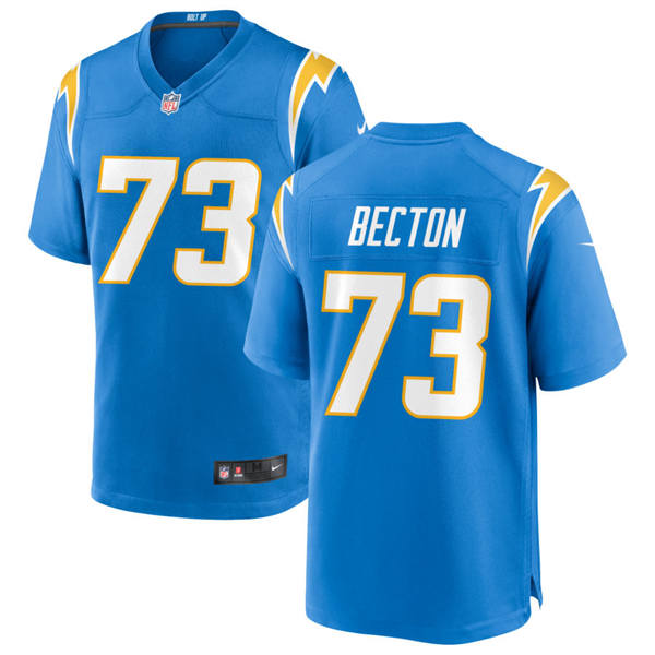Youth Los Angeles Chargers #73 Mekhi Becton Nike Powder Blue Limited Jersey
