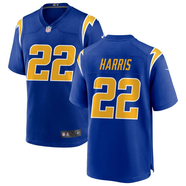 Youth Los Angeles Chargers #22 Najee Harris Nike Royal Gold 2nd Alternate Limited Jersey