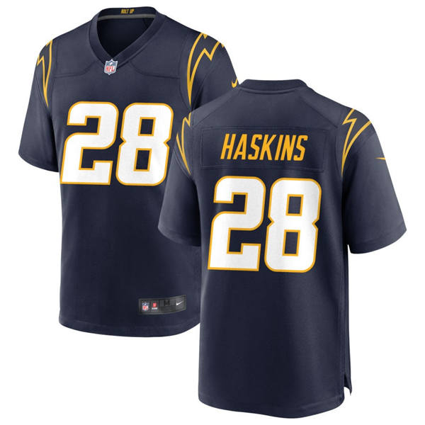 Youth Los Angeles Chargers #28 Hassan Haskins Nike Navy Alternate Limited Jersey