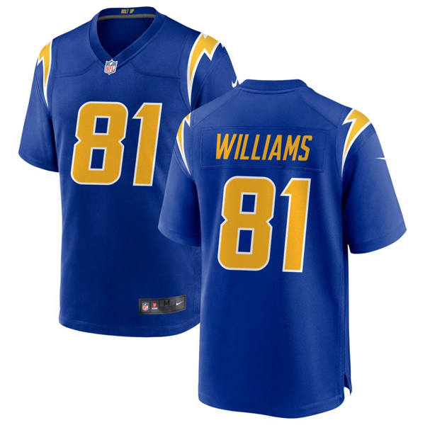 Youth Los Angeles Chargers #81 Mike Williams Nike Royal Gold 2nd Alternate Limited Jersey