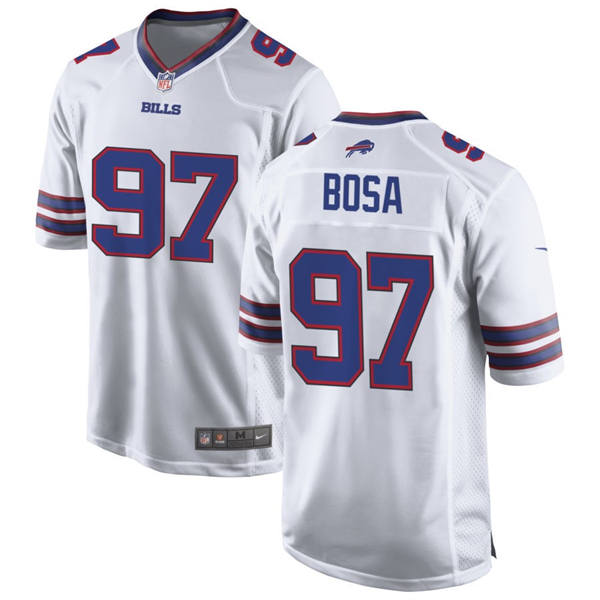 Mens Buffalo Bills #97 Joey Bosa Nike White Vapor F.U.S.E. Limited Jersey
