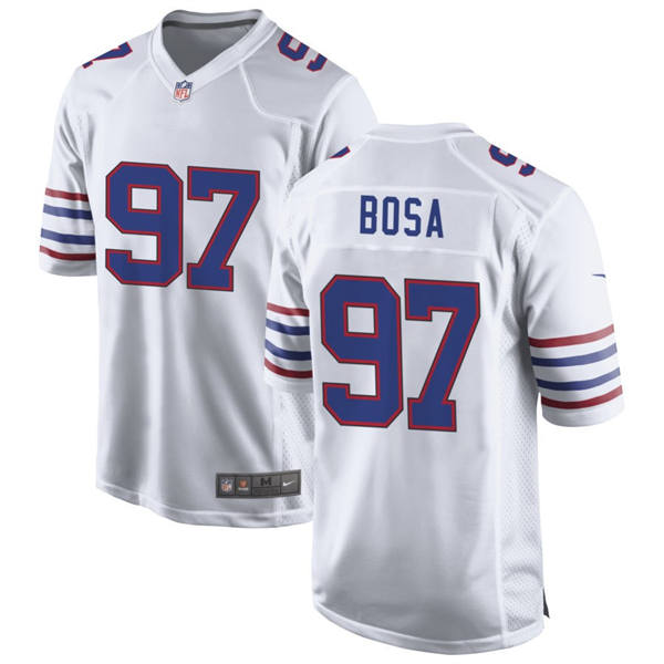 Youth Buffalo Bills #97 Joey Bosa Nike White Alternate Retro Limited Jersey