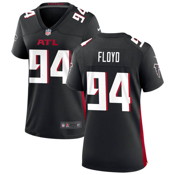 Women's Atlanta Falcons #94 Leonard Floyd Nike Black Limited Jersey