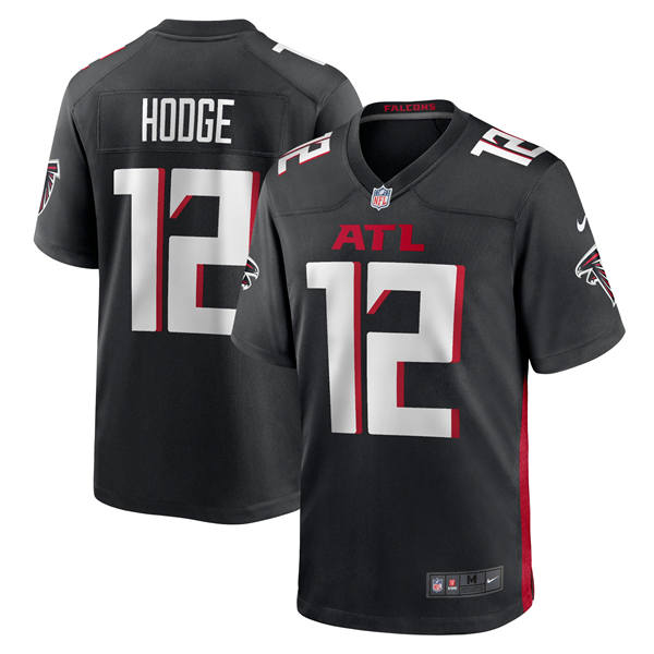 Men's Atlanta Falcons #12 KhaDarel Hodge Nike Black Vapor Limited Jersey