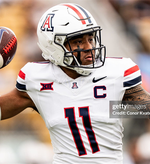 Mens Youth Arizona Wildcats #11 Noah Fifita Nike 2024 XII White Football Game Jersey
