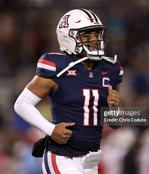 Mens Youth Arizona Wildcats #11 Noah Fifita Nike 2024 XII Navy Football Game Jersey