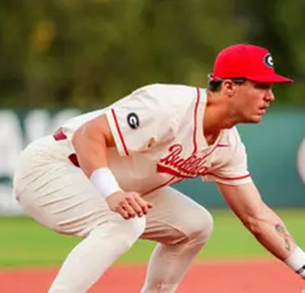 Mens Youth Georgia Bulldogs #20 Ryland Zaborowski Cream Retro College Baseball Game Jersey