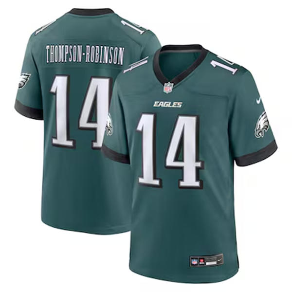 Youth Philadelphia Eagles #14 Dorian Thompson-Robinson Nike Midnight Green Limited Jersey