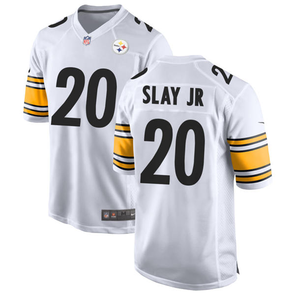 Men's Pittsburgh Steelers #20 Darius Slay Jr White Vapor F.U.S.E. Limited Jersey
