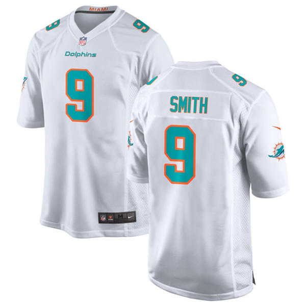 Womens Miami Dolphins #9 Jonnu Smith Nike Home White Limited Jersey