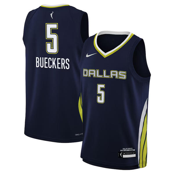 Unisex Dallas Wings #5 Paige Bueckers Navy Explorer Edition Victory Player Jersey