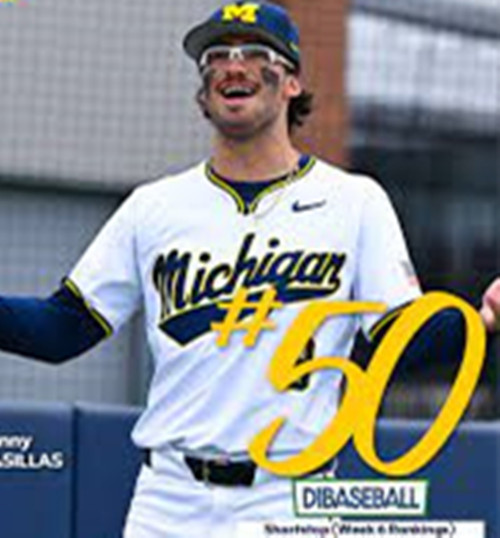 Mens Youth Michigan Wolverines #8 Benny Casillas White Pullover College Baseball Game Jersey