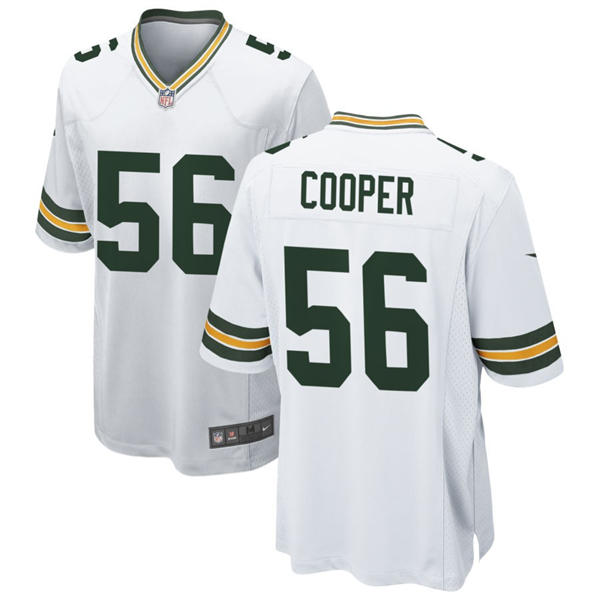 Mens Green Bay Packers #56 Edgerrin Cooper Nike White F.U.S.E. Vapor Limited Jersey