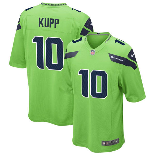 Men's Seattle Seahawks #10 Cooper Kupp Nike Neon Green Alternate Vapor F.U.S.E. Limited Jersey