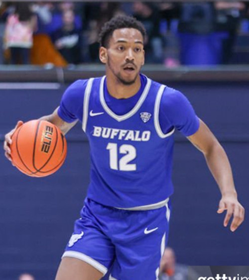 Mens Youth Buffalo Bulls Custom 2024 Blue NCAA College Hockey Jersey