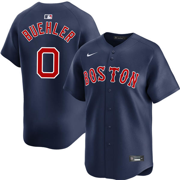 Mens Boston Red Sox #0 Walker Buehler Nike Navy Alternate Limted Player Jersey