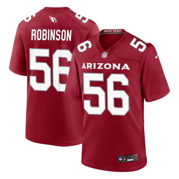 Mens Arizona Cardinals # 56 Darius Robinson Cardinal Vapor F.U.S.E. Limited Jersey