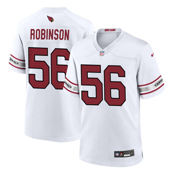 Mens Arizona Cardinals # 56 Darius Robinson White Vapor F.U.S.E. Limited Jersey