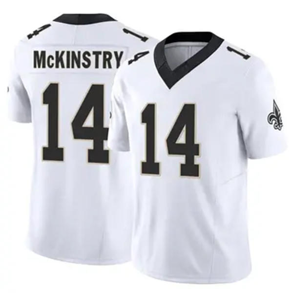 Mens New Orleans Saints #14 Kool-Aid McKinstry Nike White Vapor F.U.S.E Limited Jersey