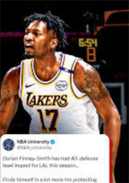Mens Los Angeles Lakers #17 Dorian Finney-Smith White Association Edition Jersey