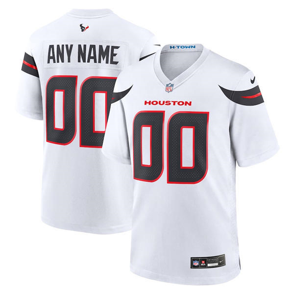 Mens Youth Womens Houston Texans Custom Nike White Vapor F.U.S.E. Limited Player Jersey