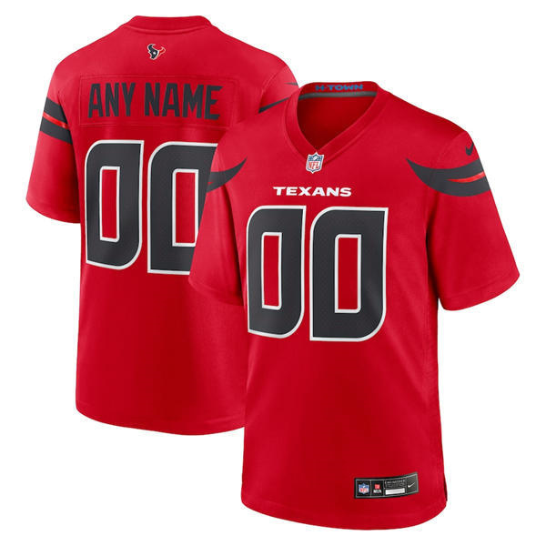Mens Youth Womens Houston Texans Custom Nike Red Alternate F.U.S.E. Limited Jersey