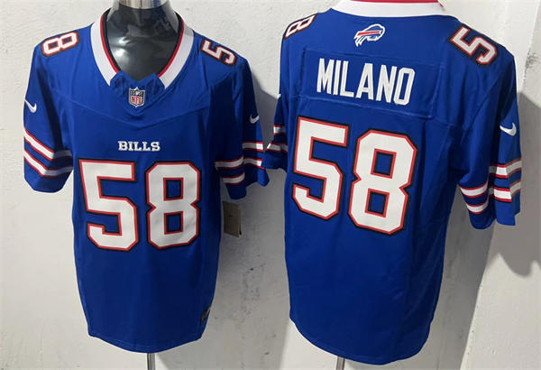 Youth Buffalo Bills #58 Matt Milano Nike Royal Limited Jersey