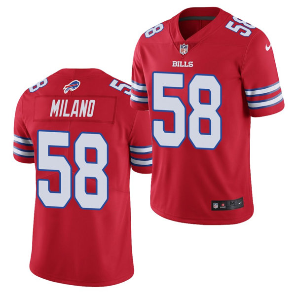 Youth Buffalo Bills #58 Matt Milano ike Red Alternate Limited Jersey