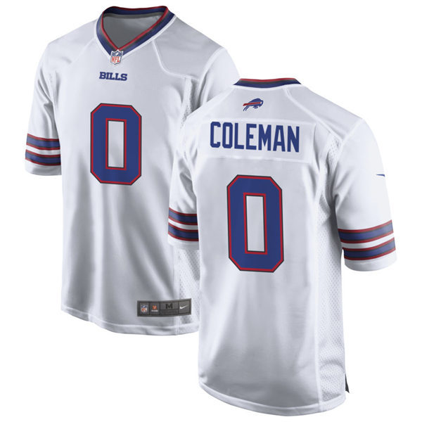 Youth Buffalo Bills #0 Keon Coleman Nike White Limited Jersey