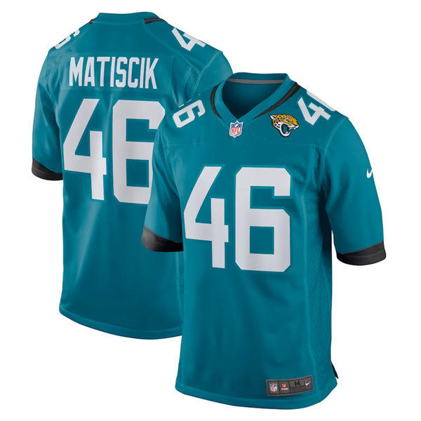 Youth Jacksonville Jaguars #46 Ross Matiscik Nike Teal Alternate Limited Jersey